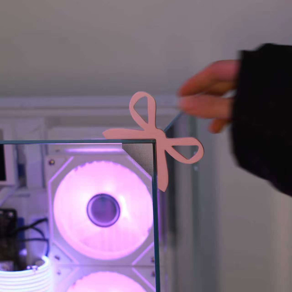Kawaii Tech Accessories - Decoração de Monitor: Laço Decorativo para