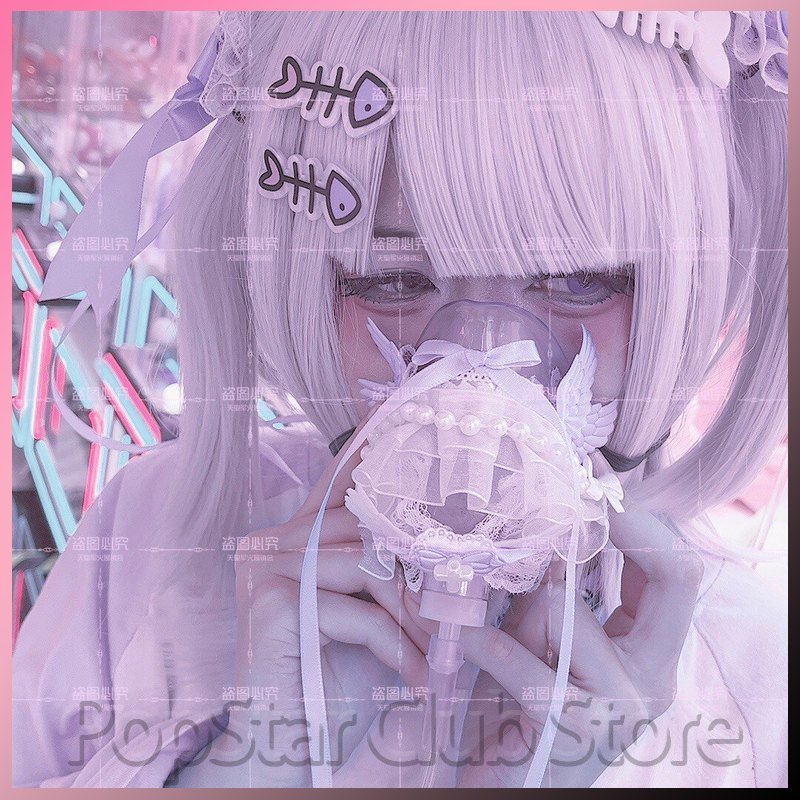 Máscara de Oxigênio Decorativa - Kawaii Tech Accessories avaliação e preço