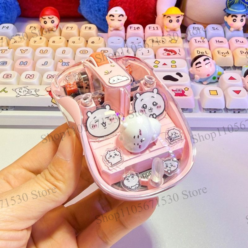 Mouse Sem Fio Transparente Ros - Kawaii Tech Accessories avaliação e preço
