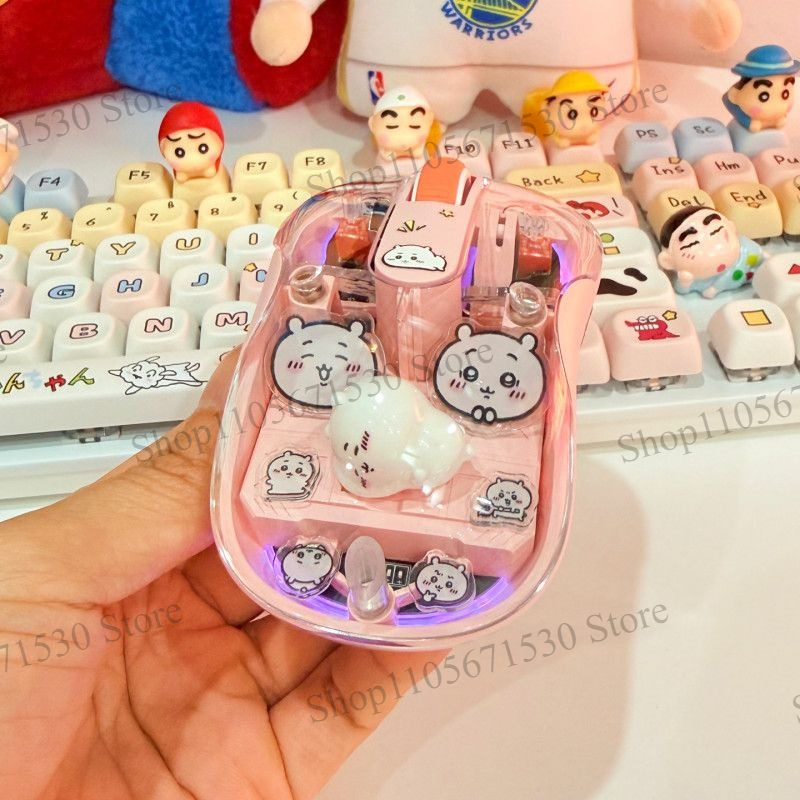 Mouse Sem Fio Transparente Ros - Kawaii Tech Accessories avaliação e preço