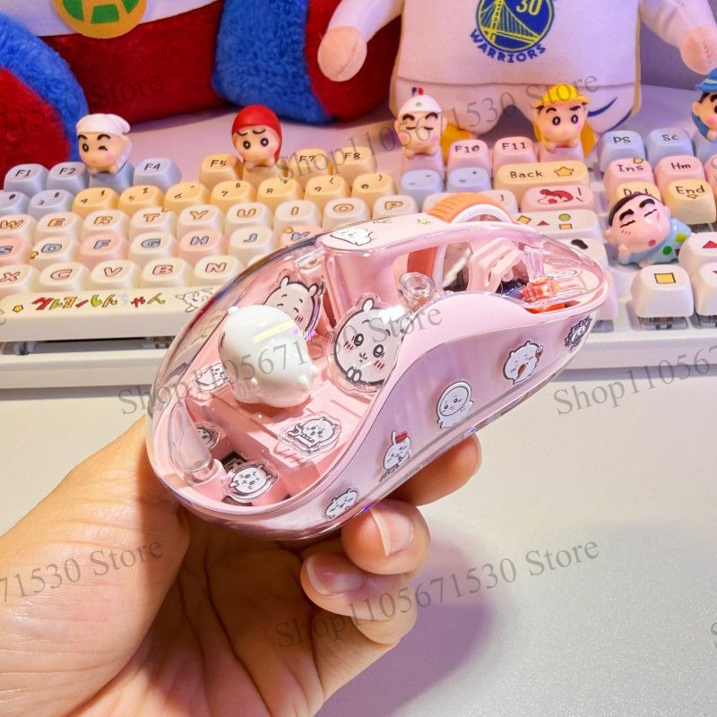 Mouse Sem Fio Transparente Ros - Kawaii Tech Accessories avaliação e preço